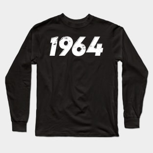 1964 - Vintage Grunge Effect Long Sleeve T-Shirt